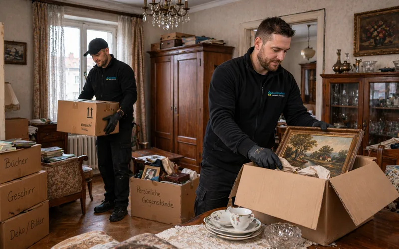 Verlassenschaftsräumung in Niederösterreich – unser Team bei der Arbeit